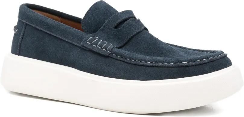 SERGIO MORETTI FIRENZE Suède loafers Blauw