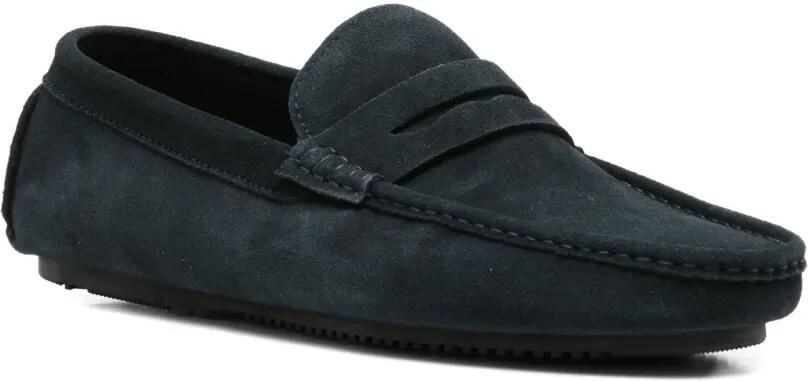 SERGIO MORETTI FIRENZE Suède loafers Blauw - Foto 3