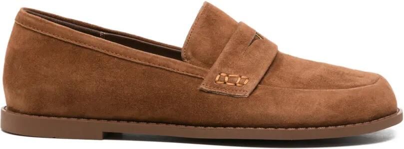 SERGIO MORETTI FIRENZE Suède loafers Bruin
