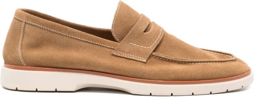 SERGIO MORETTI FIRENZE Suède loafers Bruin