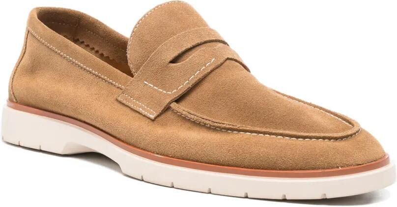 SERGIO MORETTI FIRENZE Suède loafers Bruin - Foto 2