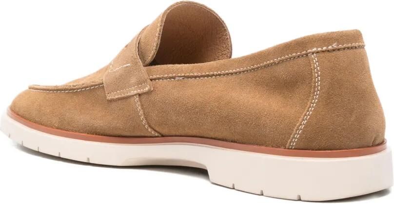 SERGIO MORETTI FIRENZE Suède loafers Bruin - Foto 3