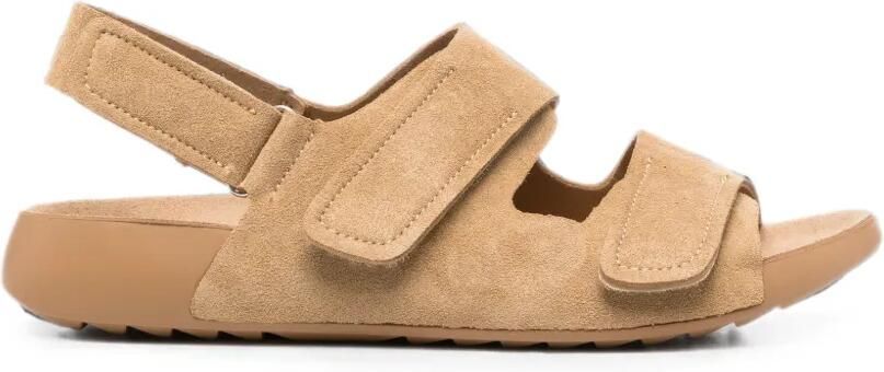 SERGIO MORETTI FIRENZE Suède sandalen Beige