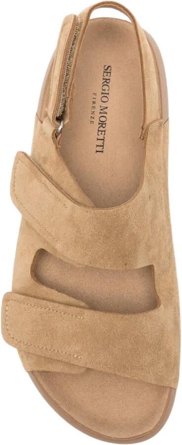 SERGIO MORETTI FIRENZE Suède sandalen Beige - Foto 4