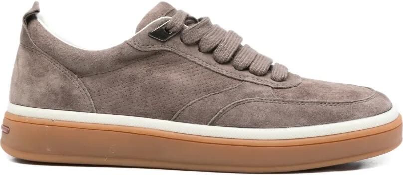 SERGIO MORETTI FIRENZE Suède sneakers Grijs
