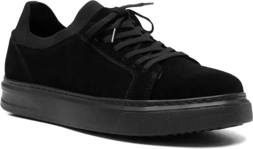 SERGIO MORETTI FIRENZE Suède sneakers Zwart