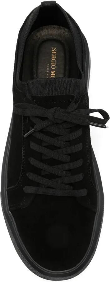 SERGIO MORETTI FIRENZE Suède sneakers Zwart - Foto 3