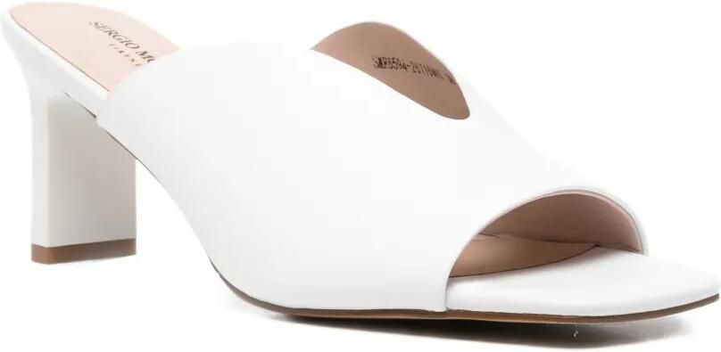 SERGIO MORETTI FIRENZE V-Cut sandalen met open neus Wit - Foto 2
