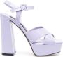 Sergio Rossi Alicia sandalen met platform Paars - Thumbnail 1