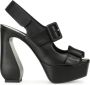 Sergio Rossi Crossbodytas met reliëf Zwart - Thumbnail 1