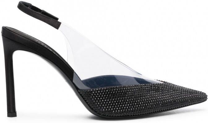 Sergio Rossi Evangelie pumps met stras Zwart