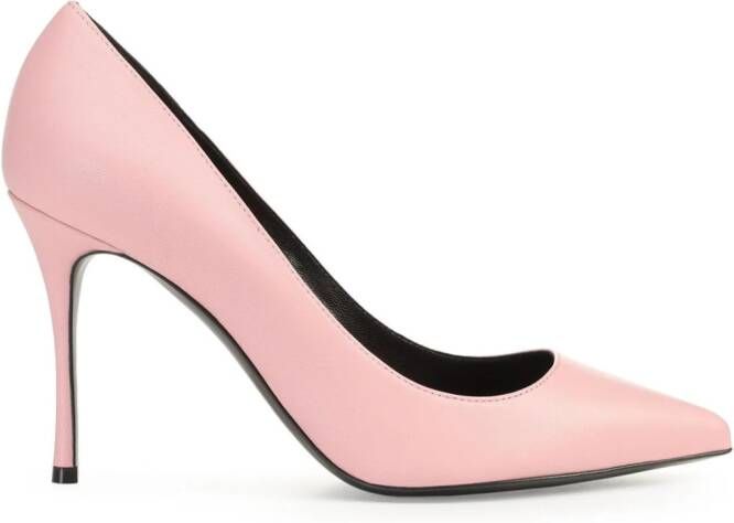 Sergio Rossi Godiva 90 mm leren pumps Roze