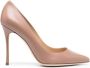 Sergio Rossi Godiva pumps met puntige neus Beige - Thumbnail 1