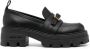 Sergio Rossi Leren loafers Zwart - Thumbnail 1