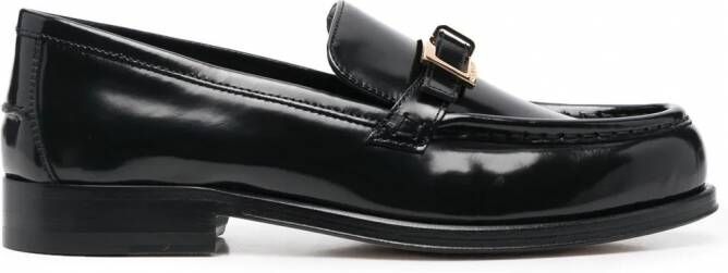 Sergio Rossi Loafers met gesp Zwart