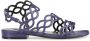 Sergio Rossi Mermaid leren sandalen Paars - Thumbnail 1