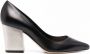 Sergio Rossi Nappa Seventy pumps met blokhak Zwart - Thumbnail 1
