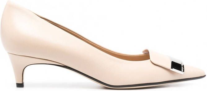 Sergio Rossi Pumps met plakkaat Beige