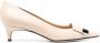 Sergio Rossi Pumps met plakkaat Beige - Thumbnail 1