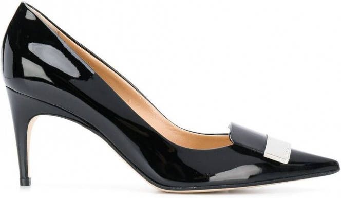 Sergio Rossi pumps met strik Zwart