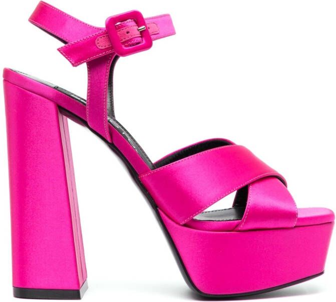 Sergio Rossi Sandalen met open neus Roze