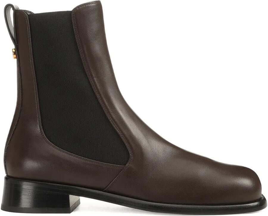 Sergio Rossi 25 mm Avenue Chelsea leren laarzen Bruin