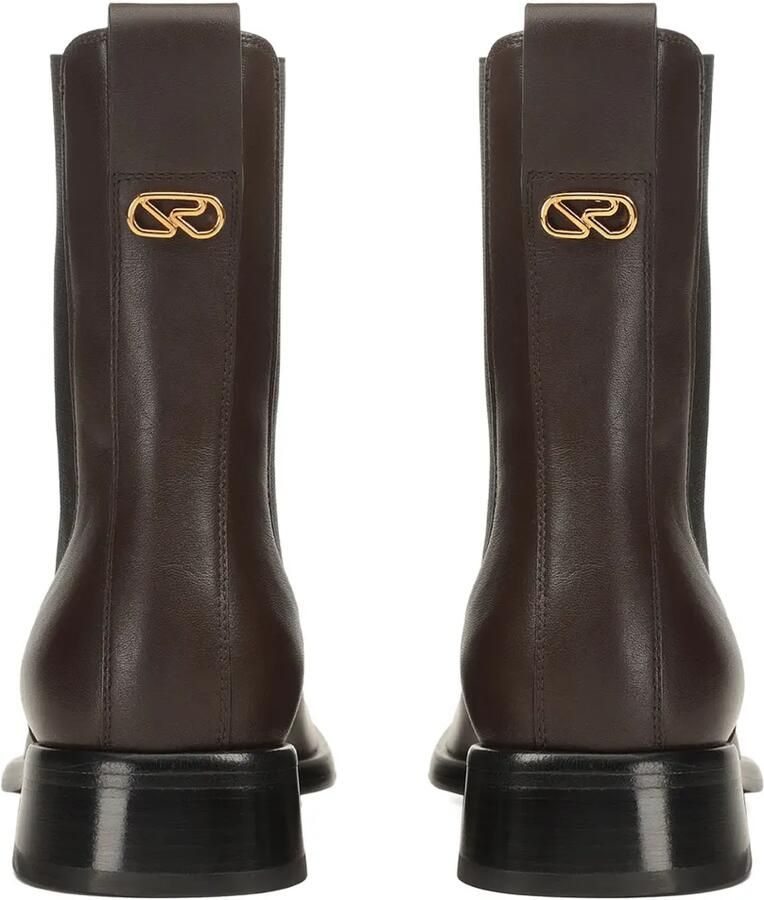 Sergio Rossi 25 mm Avenue Chelsea leren laarzen Bruin - Foto 3