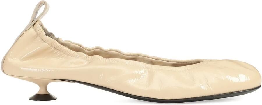 Sergio Rossi 25 mm Orb leren pumps Beige