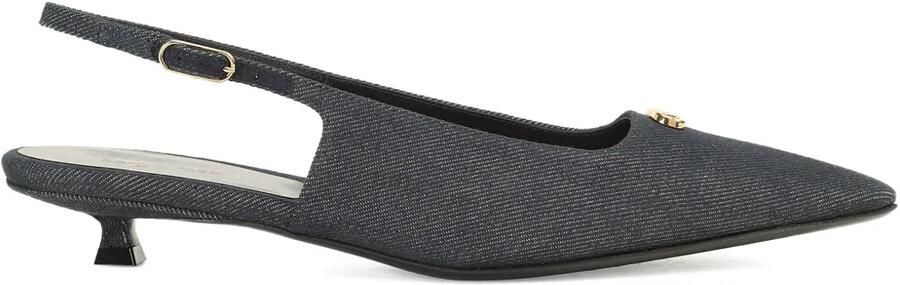 Sergio Rossi 25 mm pumps met logoplakkaat Blauw