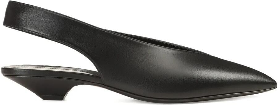Sergio Rossi 25 mm pumps met puntige neus Zwart