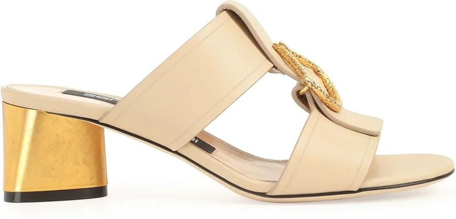 Sergio Rossi 50 mm Sea Scale sandalen Bruin