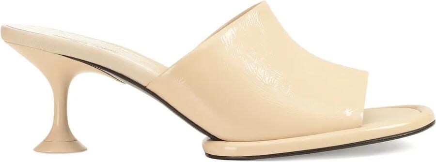 Sergio Rossi 60 mm Orb leren muiltjes Beige