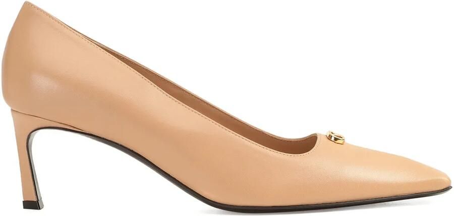 Sergio Rossi 60 mm Surge leren pumps Beige