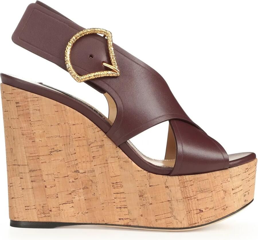 Sergio Rossi 75 mm Sea Scale sandalen Rood