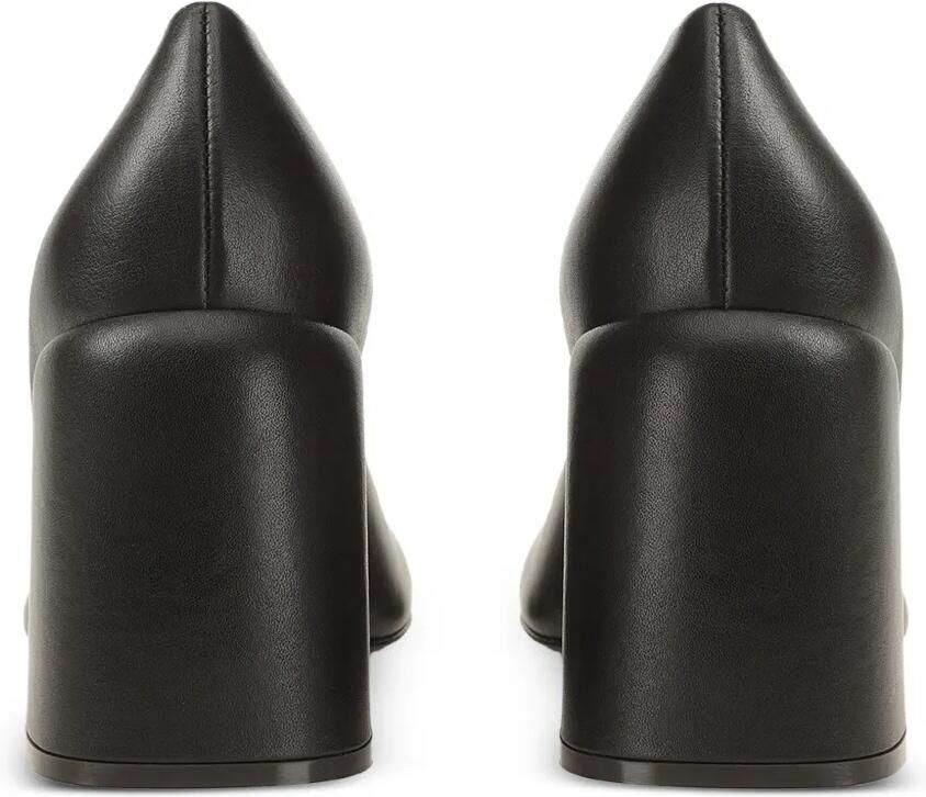 Sergio Rossi 80 mm pumps met vierkante neus en blokhak Zwart - Foto 4