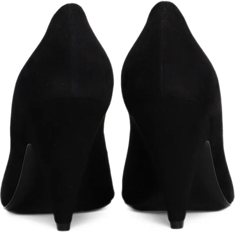 Sergio Rossi Beak Peep pumps met V-vormige wreef Zwart - Foto 3