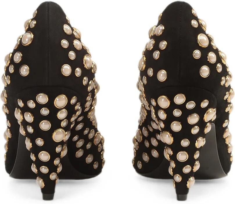 Sergio Rossi Beak pumps verfraaid met parels Zwart - Foto 3