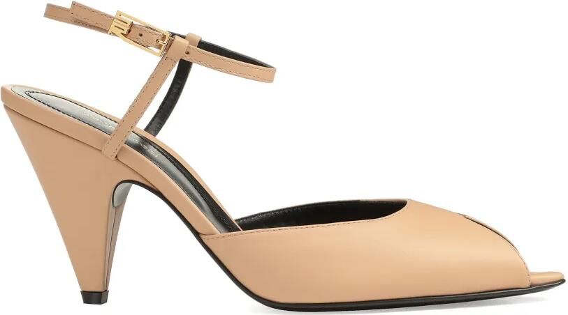 Sergio Rossi Beak sandalen met gespsluiting Beige