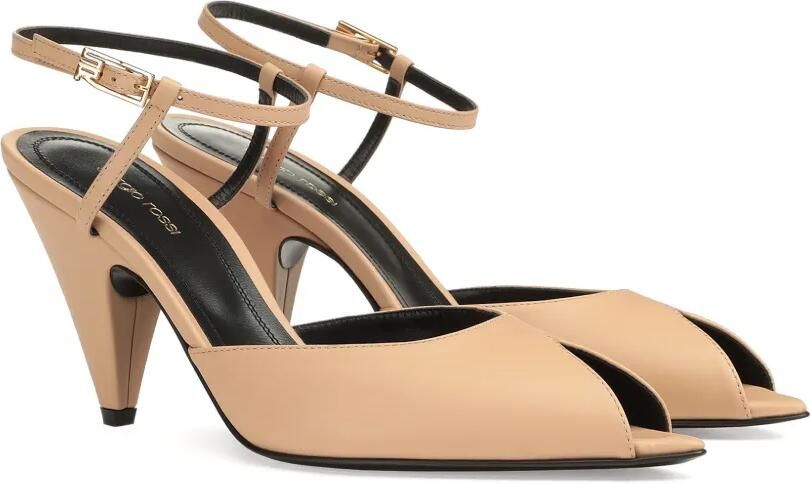 Sergio Rossi Beak sandalen met gespsluiting Beige - Foto 5