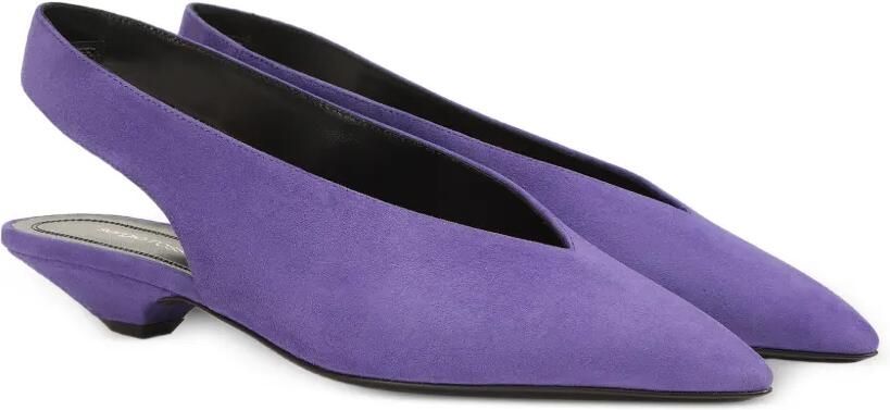 Sergio Rossi Beak slingback pumps Paars - Foto 5