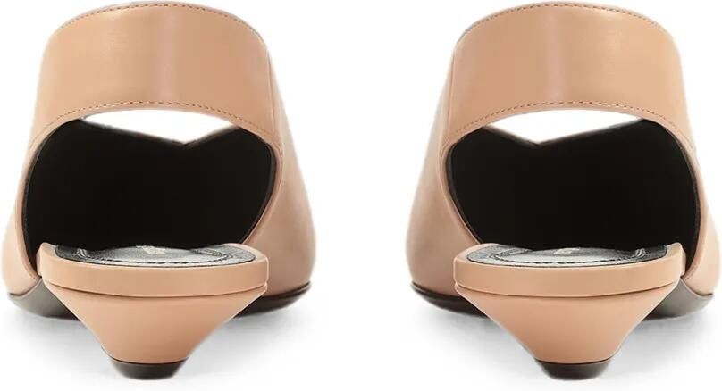 Sergio Rossi Beak slingback sandalen Beige - Foto 4