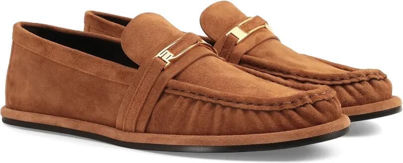 Sergio Rossi Bitt loafers met logoplakkaat Bruin - Foto 5