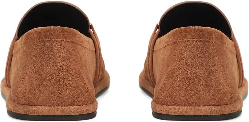 Sergio Rossi Bitt loafers met logoplakkaat Bruin - Foto 4