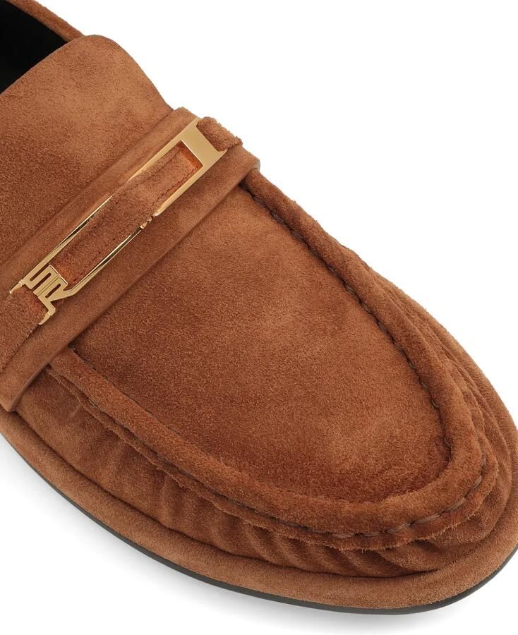 Sergio Rossi Bitt loafers met logoplakkaat Bruin - Foto 2