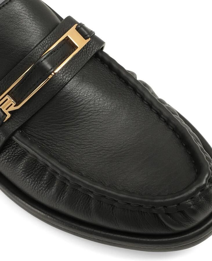 Sergio Rossi Bitt loafers met logoplakkaat en ruches Zwart - Foto 3