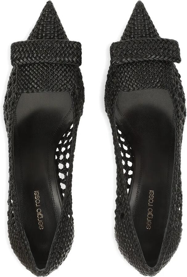 Sergio Rossi Braid pumps Zwart - Foto 4