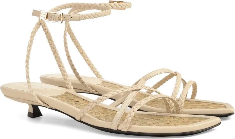 Sergio Rossi Braid sandalen Beige - Foto 5