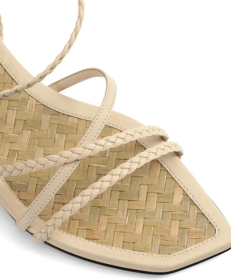 Sergio Rossi Braid sandalen Beige - Foto 3