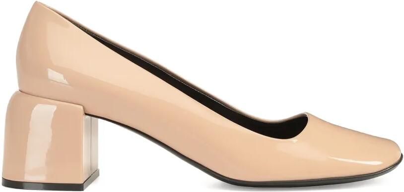 Sergio Rossi Convex leren pumps Beige