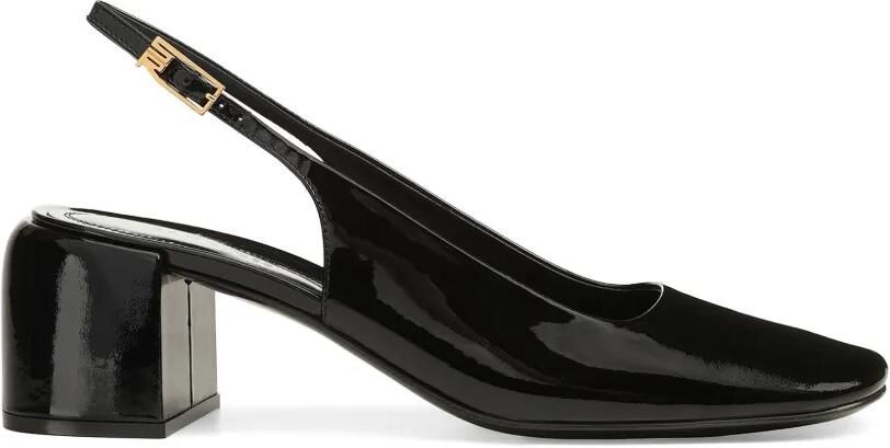 Sergio Rossi Convex leren sandalen Zwart